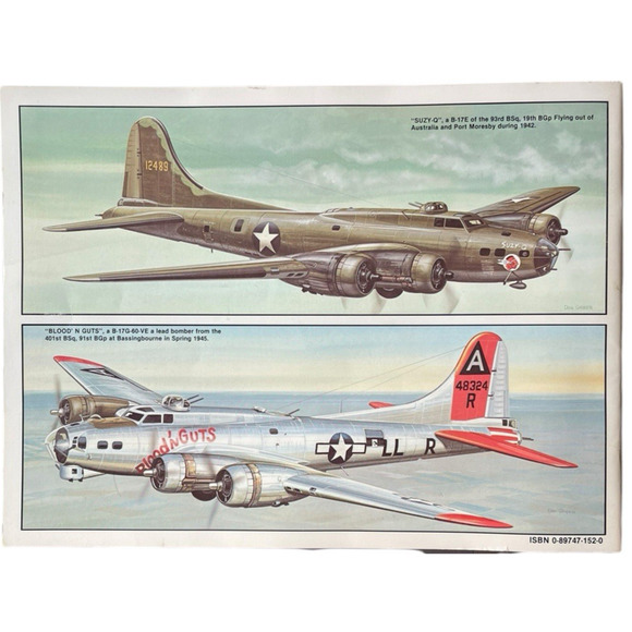 B-17 in action by Larry Davis & illustrated by Don Greer 1984 Aircraft Bombers - Picture 2 of 5